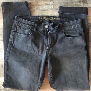 Mens American Eagle Extreme Flex Black Jeans